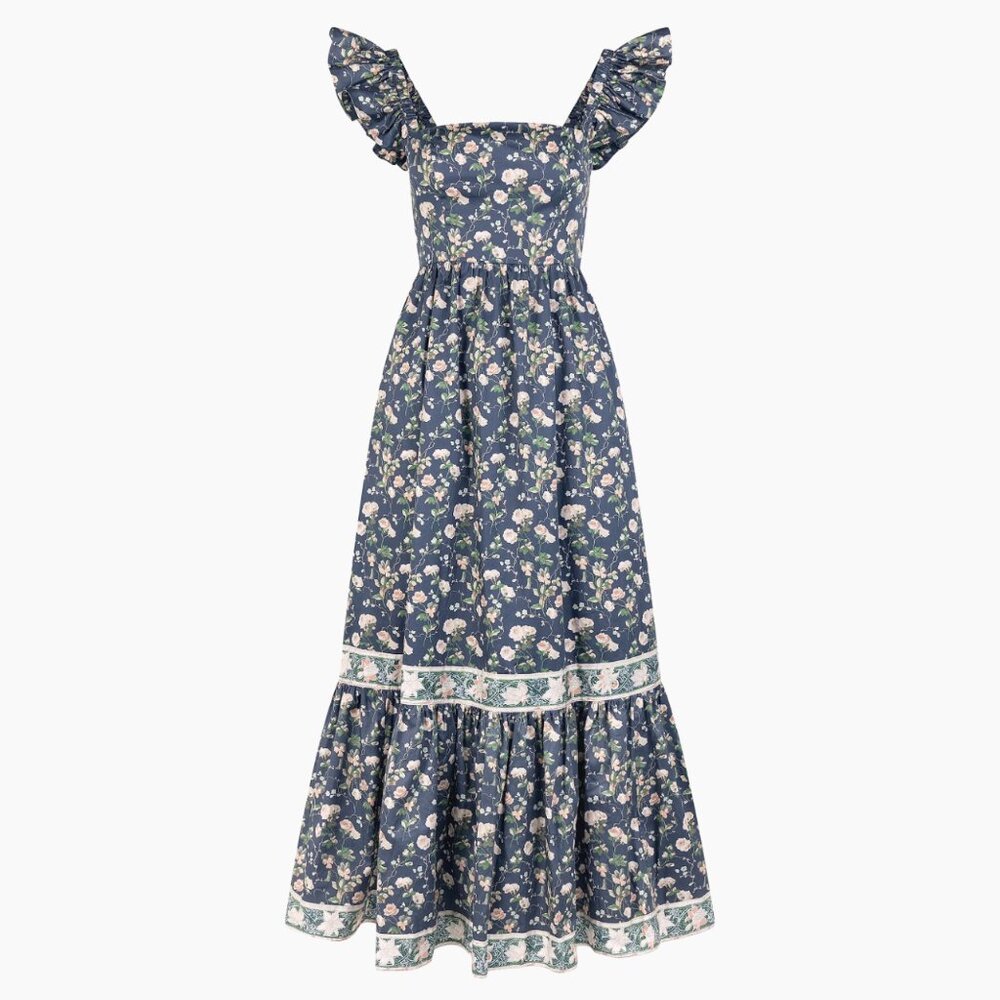 Hillhouse Home Pippa Dress - Navy Bluebonnet